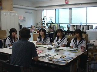 宝神中学校のみなさん